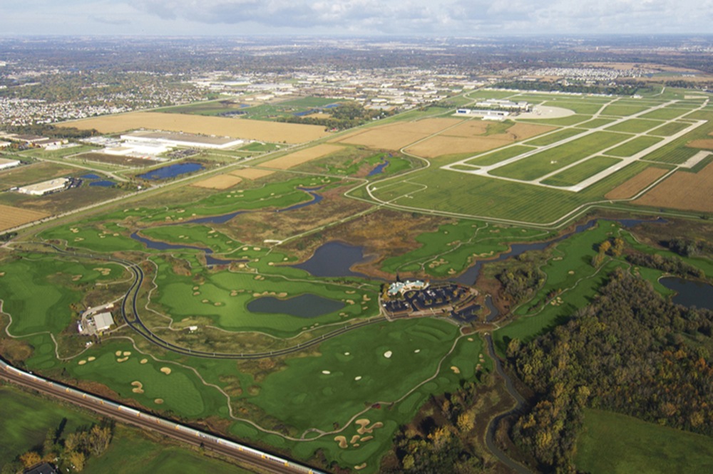 Aerial View of Prairie Landing Golf Course